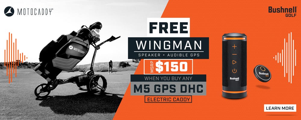 Motocaddy x Bushnell WIngman